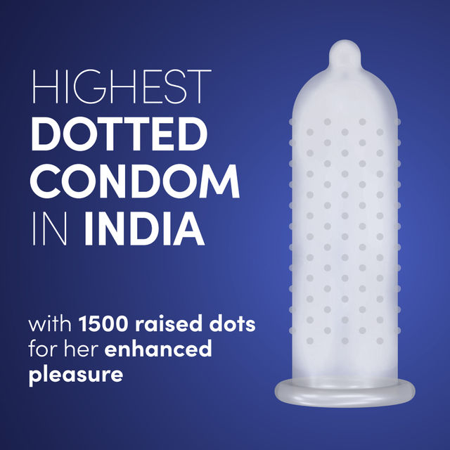 Bold Care Extra Dotted Condom - 1500 Raised Dots