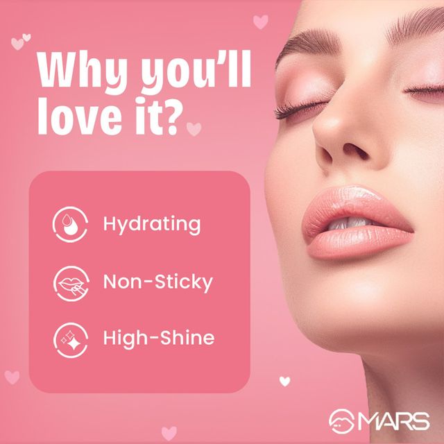MARS Cosmetics Candylicious Colored Lip Gloss For Women ( 01-Candy Crush )