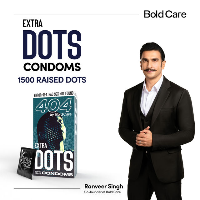 Bold Care Extra Dotted Condom - 1500 Raised Dots