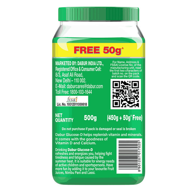 Dabur Health Care Orange Glucose Powder