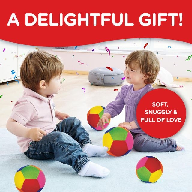 Michelle's Rattle Football Plush Soft Toy for Kids and Adult | Perfect For Gifting