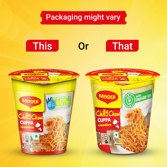 Maggi Chilly Chow Cuppa Instant Noodles