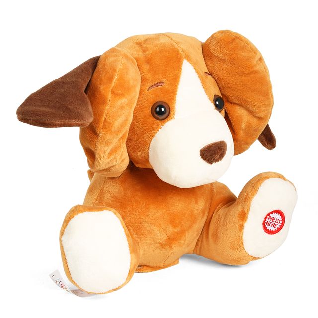 Hamley's Fuzzbuzz Peek A Boo Dash Dog, 3Y+, Brown
