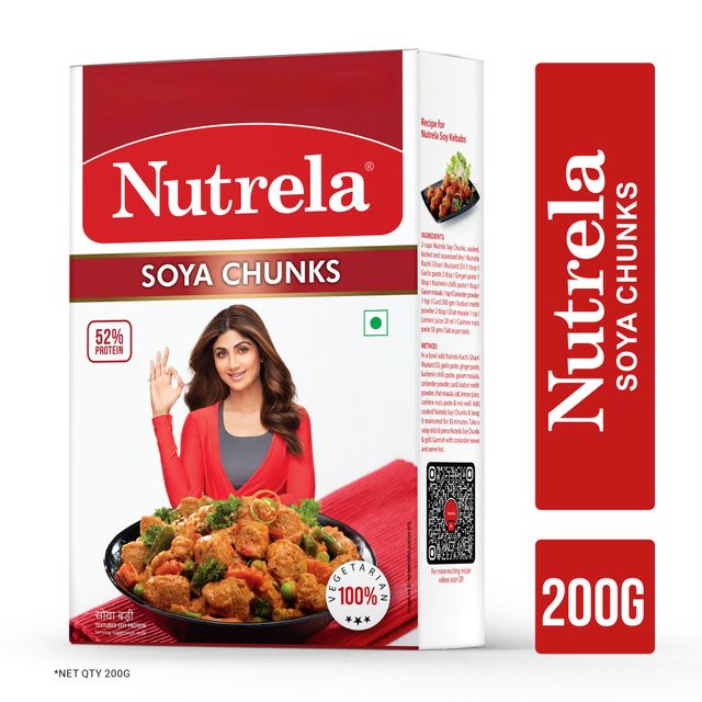 Nutrela 100% Vegetarian Soya Chunks
