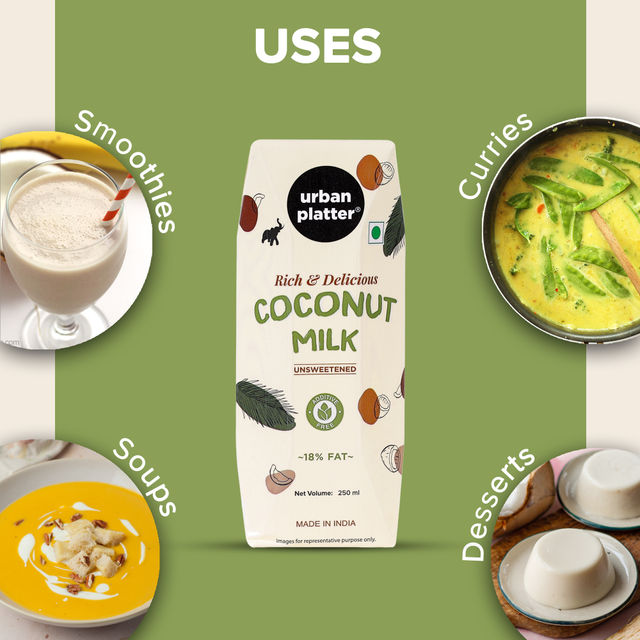 Urban Platter Unsweetened Coconut Milk