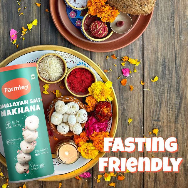 Farmley Himalayan Salted Makhana Roasted In Olive Oil