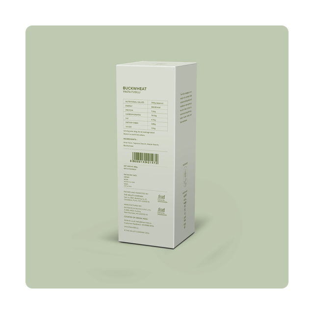 The Millet Company Buckwheat Pasta