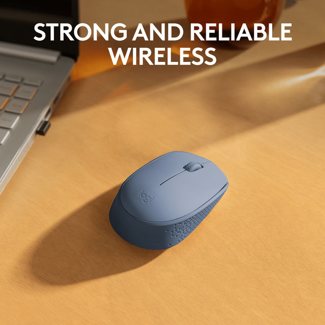 Logitech M171 Wireless Optical Mouse Blue Grey