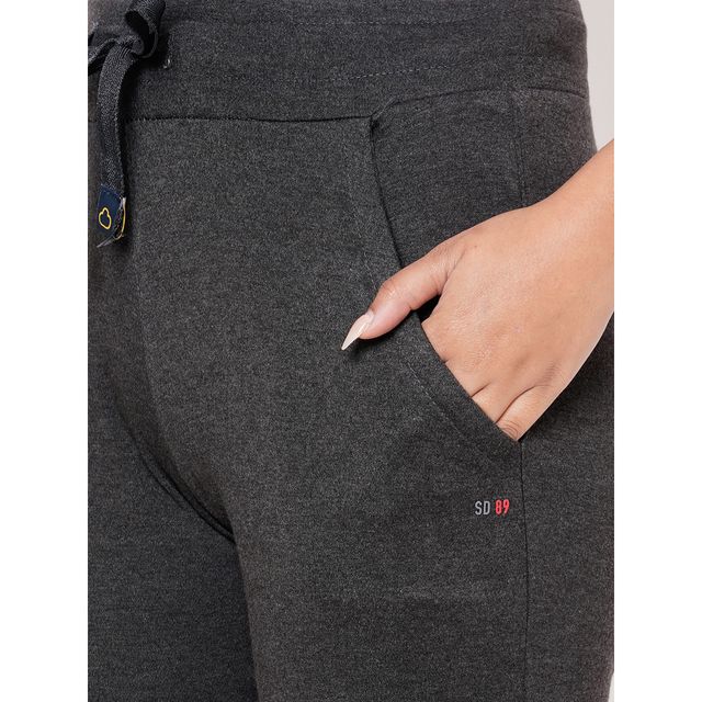 Sweet Dreams Women Solid Pyjama - XL | F - Lap - 4236B Charcoal Mel