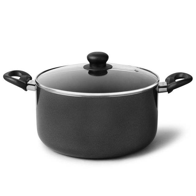Fackelmann Quartz Nonstick Casserole w Glass Lid 28cm BPA-Free All Stoves Compatible Anti-scratch