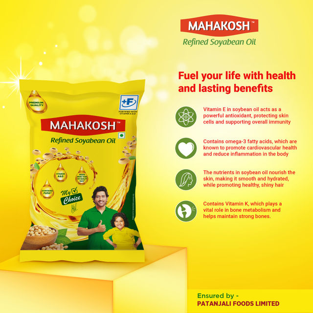 Mahakosh Refined Soyabean Oil | Pouch 770 g Combo