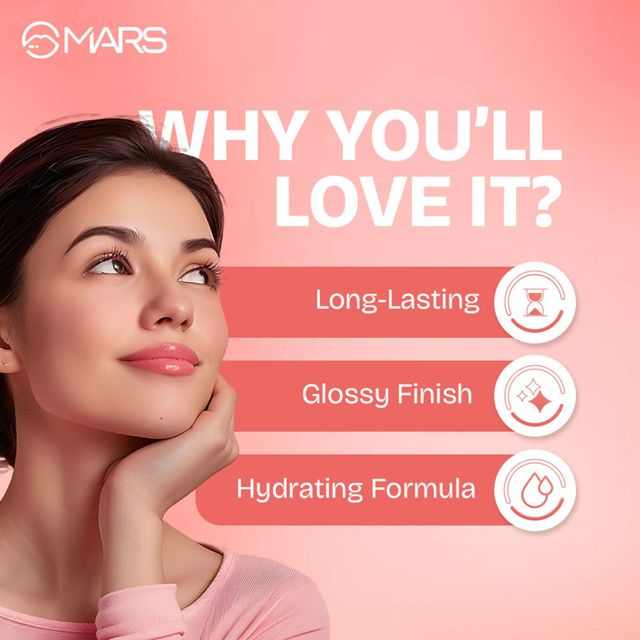 MARS Cosmetics Drip Lip Mist for Women (4.5 ml) (01-Peachy Drip)