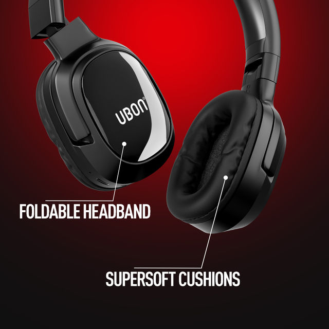 UBON HIP-HOP Series V5.3 Wireless Headphones | 40H Playtime | 300mAh Battery | 10 m Range