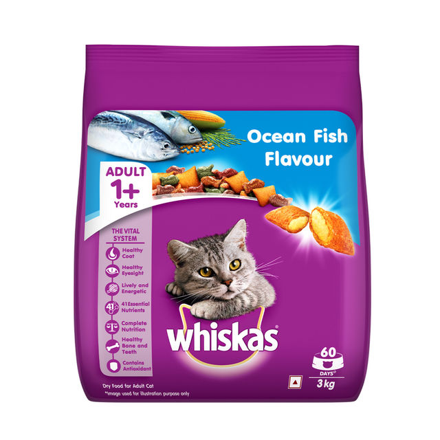 Whiskas Adult Ocean Fish Flavour Dry Cat Food