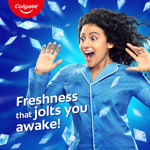 Colgate MaxFresh Toothpaste, Blue Gel Paste with Menthol for Super Fresh Breath (Peppermint Ice)