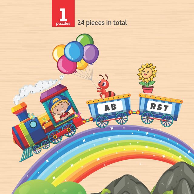 Sterling Alphabet Train Puzzle Game