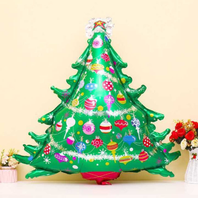 Christmas Tree Foil Balloon, Assorted Design
