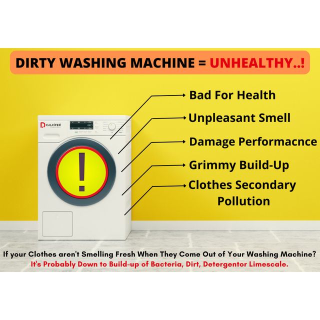 Dcalcifer Washing Machine Cleaner And Descaler Powder