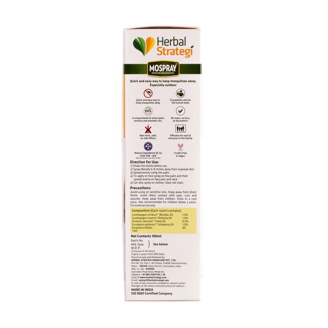 Herbal Strategi Mosquito Repellent Body Spray