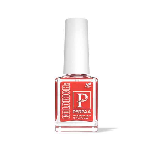 PERPAA Beauty Vegan Quick Dry Nail Paint French Formula | Bold Red