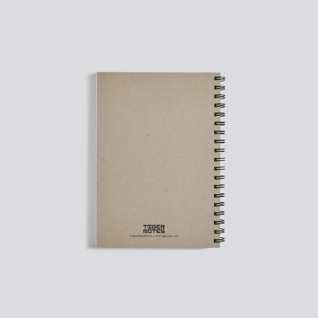 Tiger Notes Blur Series Notebook | B5 Size | 250 Ruled Pages | Natural Shade |  Verybusydoingnothing