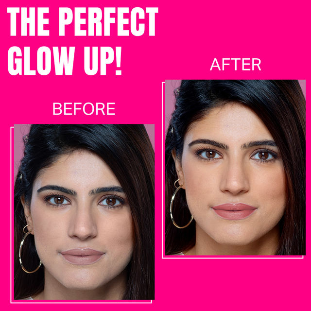 Elle 18 Lasting Glow Compact | 9 Hrs Oil-Free | Vitamin E and C | Matte Finish - Shell