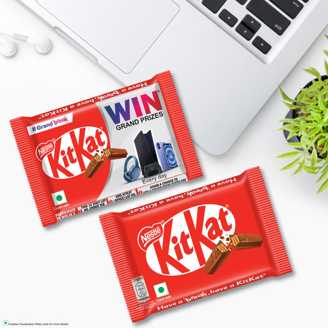 Nestle KitKat 4 Fingers Choco Coated Wafer Bar