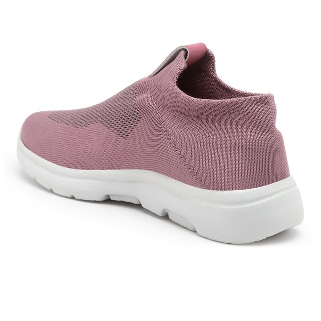 Asian Women s Sunshine Mauve Laceless Shoes | UK-8