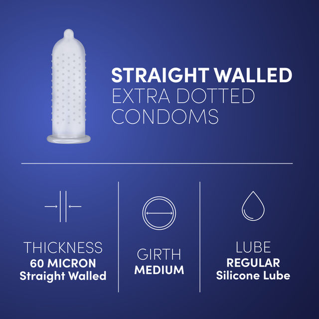 Bold Care Extra Dotted Condom - 1500 Raised Dots