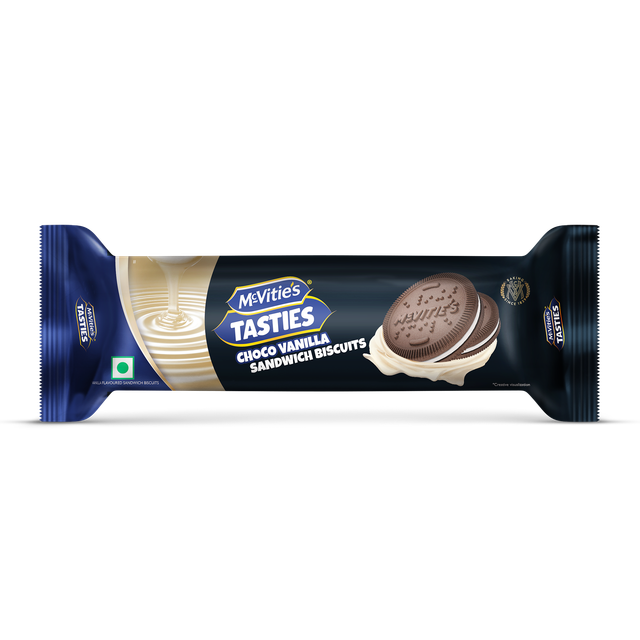 McVitie's Tasties Choco Vanilla Sandwich Biscuits