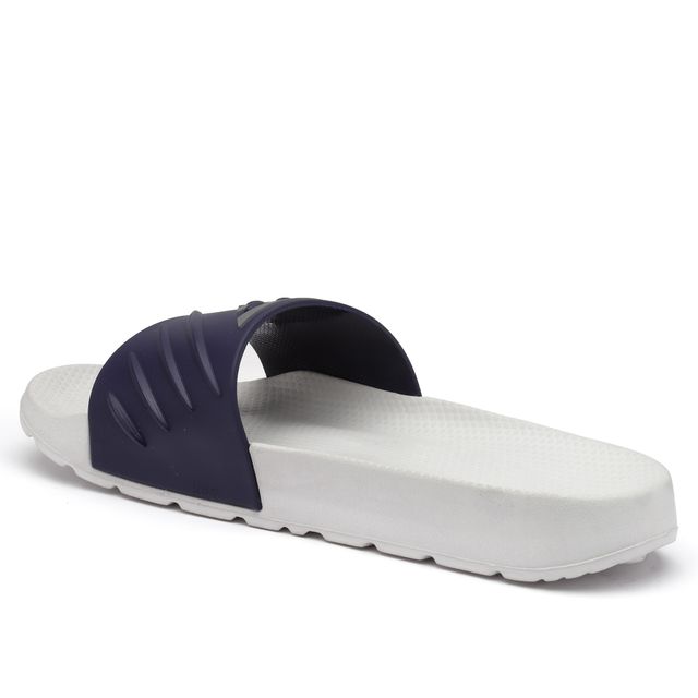Asian Men's Slides | Slider-32 | Grey and Navy - UK 8