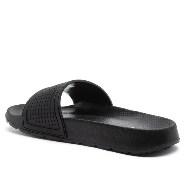 Asian Men's Slides | Slider-33 | Black and Olive - UK 8