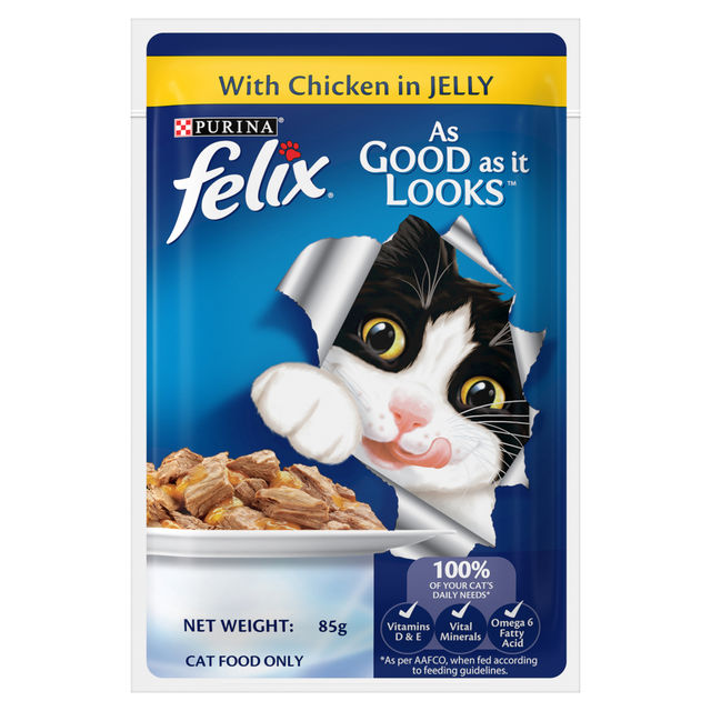 Purina Felix with Chicken in Jelly | Wet Food for Adults | Complete and Balanced Adult Food