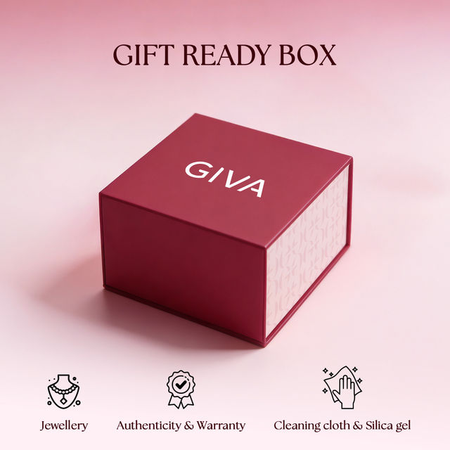 GIVA Anushka Sharma Rose Gold Pink Quartz Flower Necklace - Buy at