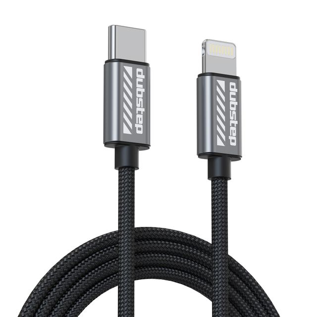 Dubstep Blaze Flash 33W 1.25m Type C to Lightning Cable (Grey)