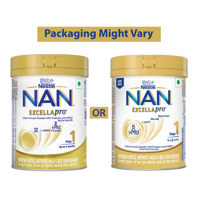 Nestle Nan EXCELLAPRO Stage 1 Infant Formula | 0 - 6 Months 400 g Combo