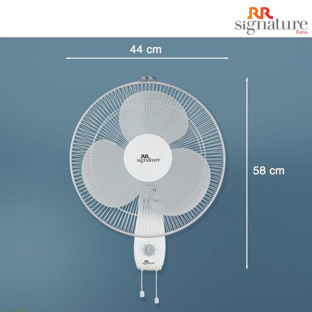 RR Signature MOJO PLUS High Speed 400 MM Wall Fan White