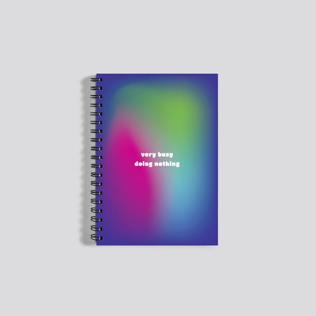 Tiger Notes Blur Series Notebook | B5 Size | 250 Ruled Pages | Natural Shade |  Verybusydoingnothing