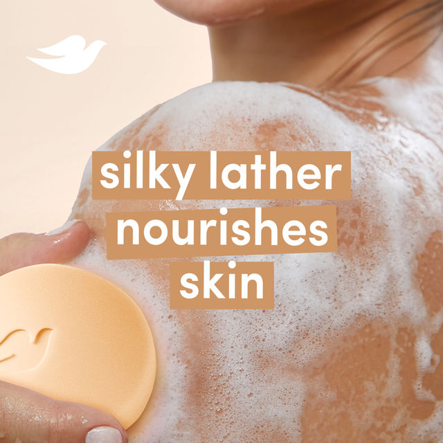 Dove Sandalwood Bar For Glowing Skin With Natural Origin Sandalwood & Saffron