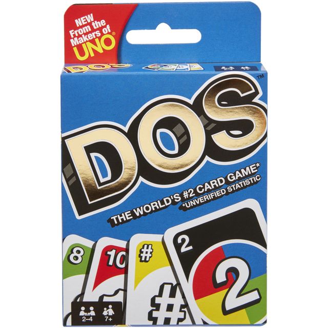 Mattel Games Dos Family Card Game With 108 Cards In A Sturdy Storage Tin Gift For 7 Year Olds And Up