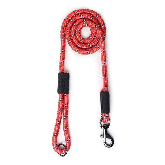 Zigly Lifestyle Reflective Rope Leash Small - 12 Mm - Red