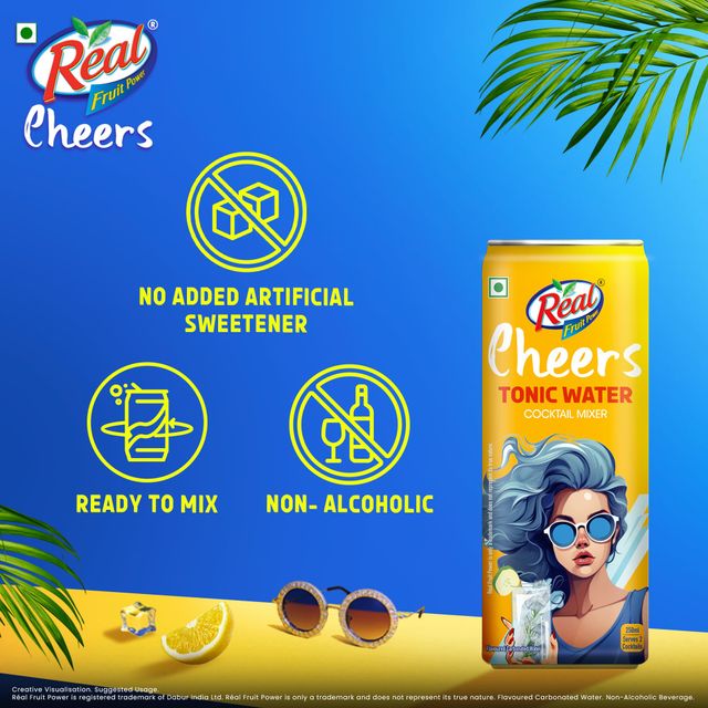 Real Cheers Tonic Water - Cocktail Mixer