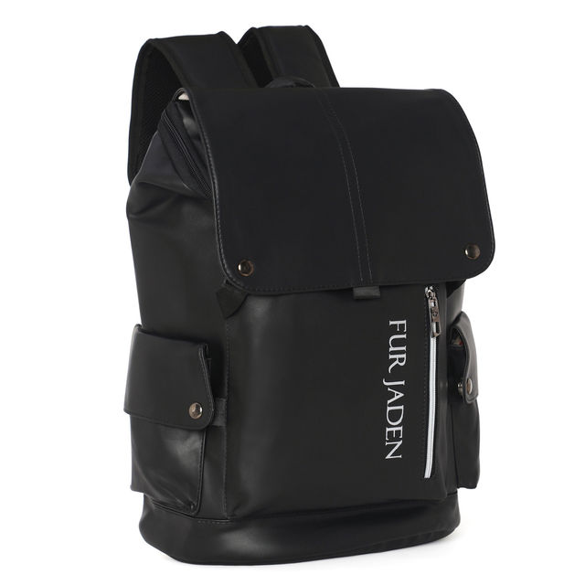 Buy Fur Jaden 21 L Anti-Theft Style Black Vegan Leather Stylish