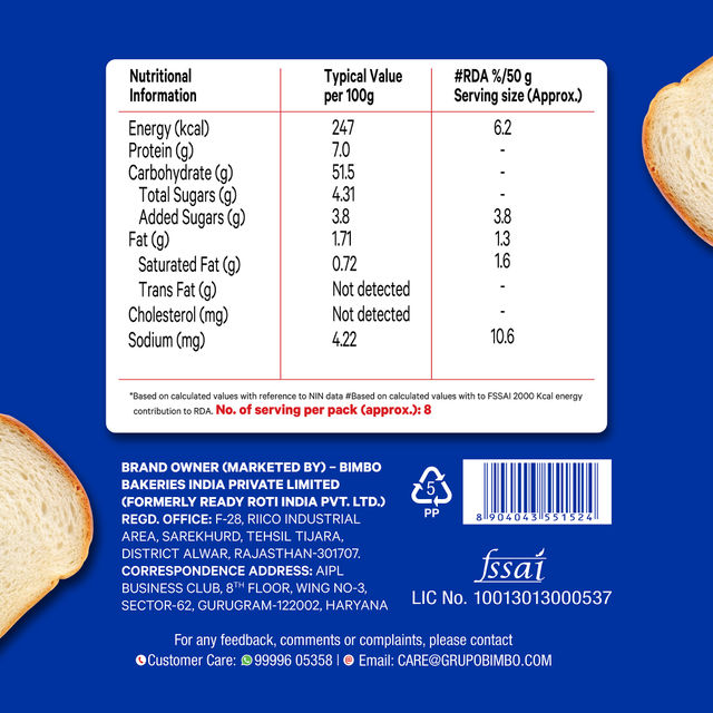 Modern Family Special White Bread 400 g Combo