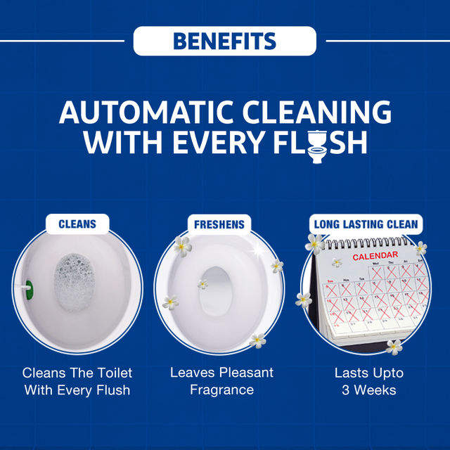 Harpic Jasmine Toilet Rim Blocks