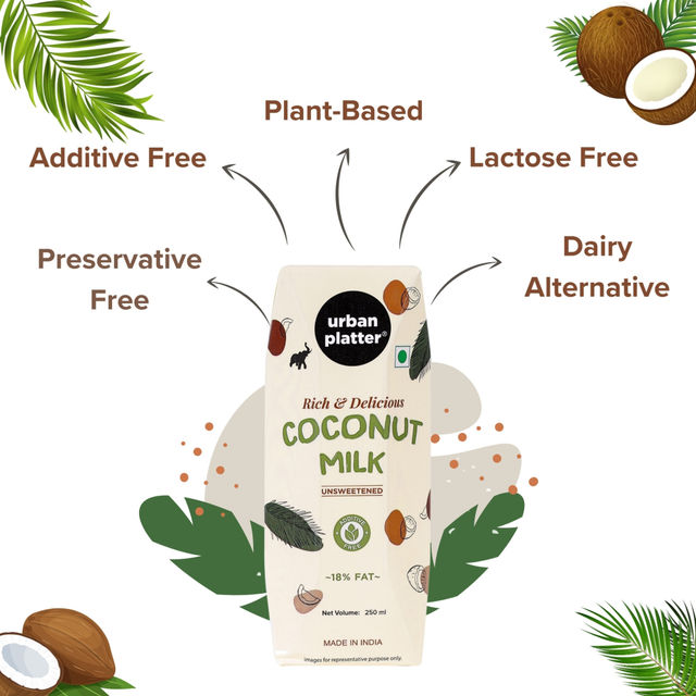 Urban Platter Unsweetened Coconut Milk