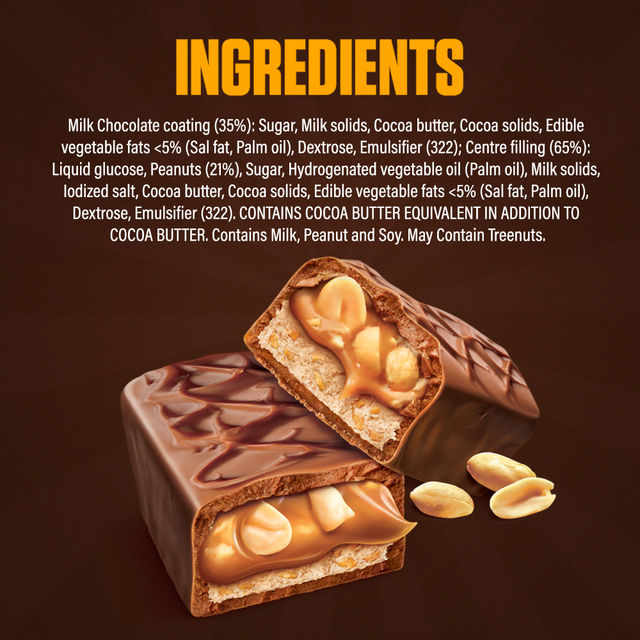 Snickers Peanut Filled Chocolate Bar Loaded with Delicious Roasted Peanuts