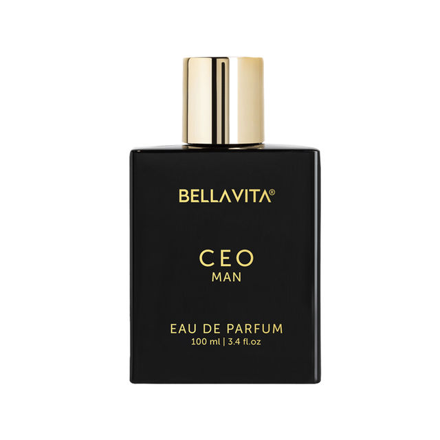 Bella Vita Organic Ceo Man Eau De Parfum For Men Long-Lasting Hints Of Lemon And Sugar (100ml) & Oye Happy Happy 1St Father'S Day Card (1pc) Combo