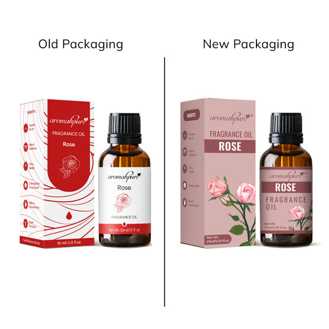 Aromahpure Fragrance Oil | Rose Aroma Oil for Home Fragrance | Helps in Meditation
