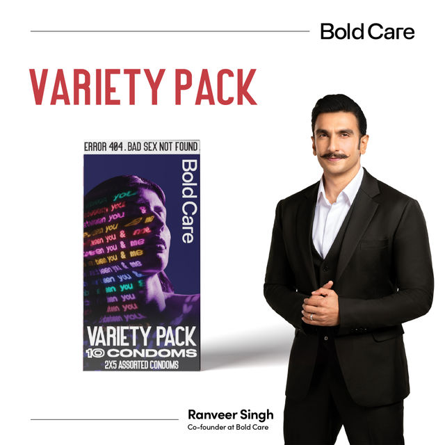 Bold Care Extend Delay Spray With Lidocaine 10% (20g) & Bold Care 404 By Variety Pack Condoms - Ultra Thin, Multi-Textured, Nano Thin, Chocolate Flavour, & Strawberry Flavoured Condoms (10pc) Combo